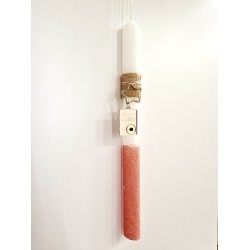 Λαμπάδα με μπρελόκ τύχη