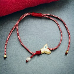 Χειροποίητο Μαρτάκι με μεταλλική γοργονοουρά