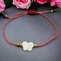 Χειροποίητο Μαρτάκι με διακοσμητικό στοιχείο πεταλούδα