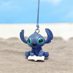 Κολιέ Stitch με κορδόνι και αυξομείωση στο κούμπωμα 