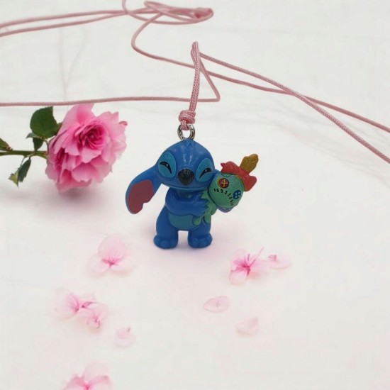 Κολιέ Stitch με το κουκλάκι της Lilo 