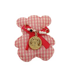 Παραμάνα από ασήμι 925 επίχρυσο Κωνσταντινάτο και ματάκι