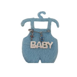 Παραμάνα από ασήμι 925 με ματάκι και σταυρό