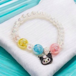 Βραχιόλι παιδικό Kuromi με χάντρες 