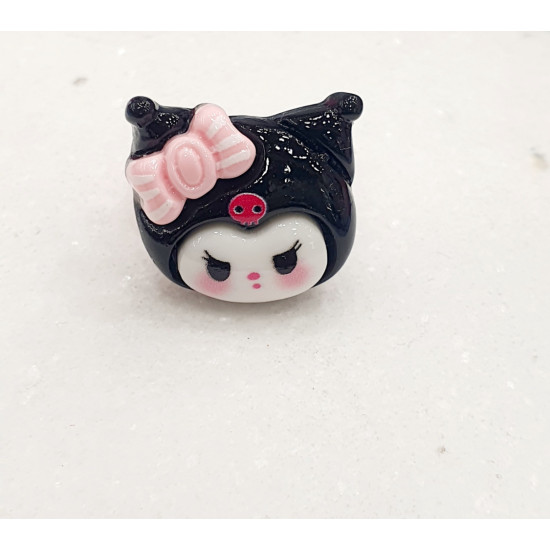 Δαχτυλίδι παιδικό Kuromi 01