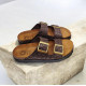 Γυναικείο Flatform Δερμάτινο Σε Χρώμα καφέ Κροκό ATENEO  brown CROCO No 38