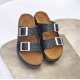Γυναικείο Flatform Δερμάτινο Σε Χρώμα Μαύρο Κροκό ATENEO  BLACK CROCO No39
