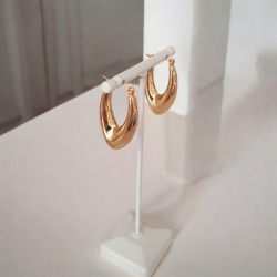 Γυναικεία Σκουλαρίκια από ατσάλι 316L σε χρώμα χρυσό