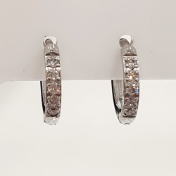 Σκουλαρίκια κρικάκι με ζιργκόν 