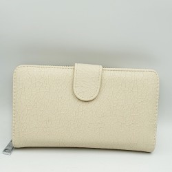 Γυναικείο Πορτοφόλι στο Χρώμα της Πούδρας με  Πολύ Μαλακή Υφή 