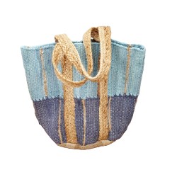 Χειροποίητη τσάντα Boho Collection σε αποχρώσεις του μπλε