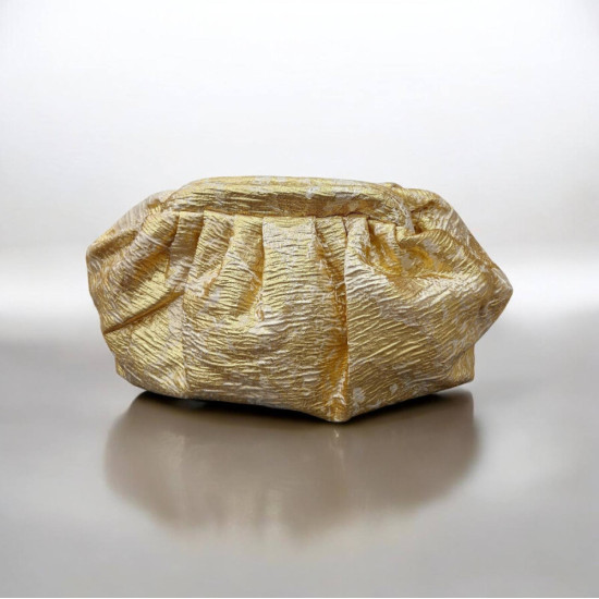 Τσάντα clutch με χρυσές αποχρώσεις  με αλυσίδα