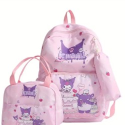 Τσάντα πλάτης Κuromi & τσάντα lunch box Κuromi  & κασετίνα Κuromi 