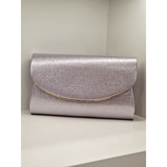 Τσάντα φάκελος "purple" σε χρώμα μωβ λίλα με αλυσιδάκι