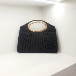 Τσάντα φάκελος χρώμα μαύρο 