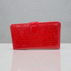 Πορτοφόλι κόκκινο croco