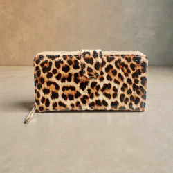 Πορτοφόλι κόκκινο animal print
