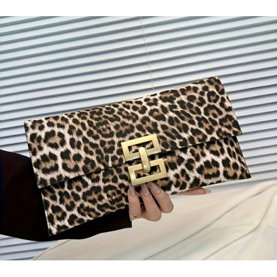 Φάκελος λεοπάρ με κούμπωμα