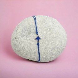 Βραχιόλι με Σταυρό Van Cleef Ασημένιο 925 Διπλής Όψης 