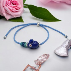 Χειροποίητο Βραχιόλι Κουνελάκι Κεραμικό σε Διάφορα Χρώματα