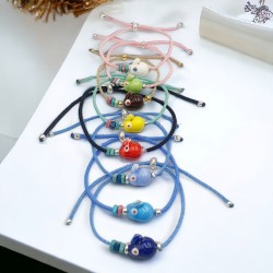 Χειροποίητο Βραχιόλι Κουνελάκι Κεραμικό σε Διάφορα Χρώματα